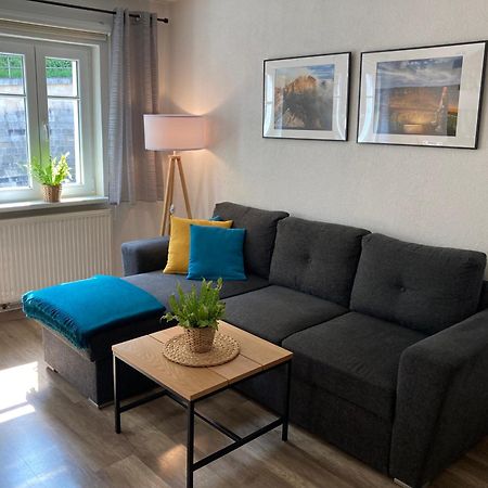 Sandstein-Ferien, Kamin, Fewo "Wanderfalke", Zentral & Ruhig, Terrasse, Saechs Schweiz Кенігштайн-ан-дер-Ельбе Екстер'єр фото